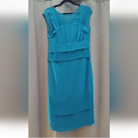 Asos multi texture midi dress - Picture 1 of 3